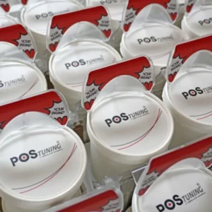 7er Set POS-T Skadi Lift für runde Eisbecher, weiß