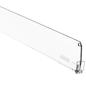 Fachteiler D060 Höhe 60 mm, mit vorderer Fixierung, transparent